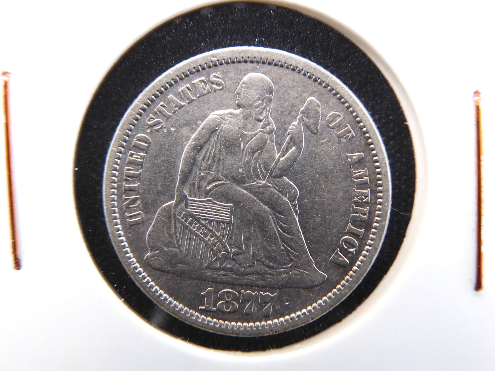 1877 Liberty Seated Dime (1 of 3)
