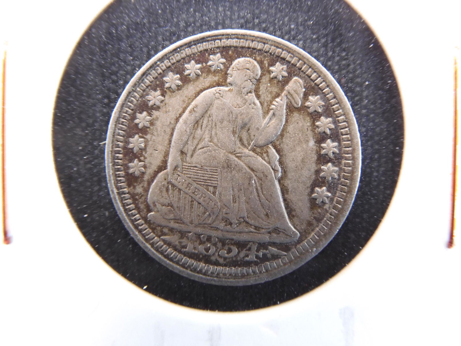 1854 Liberty Seated with Arrows Half Dime (1 of 3)