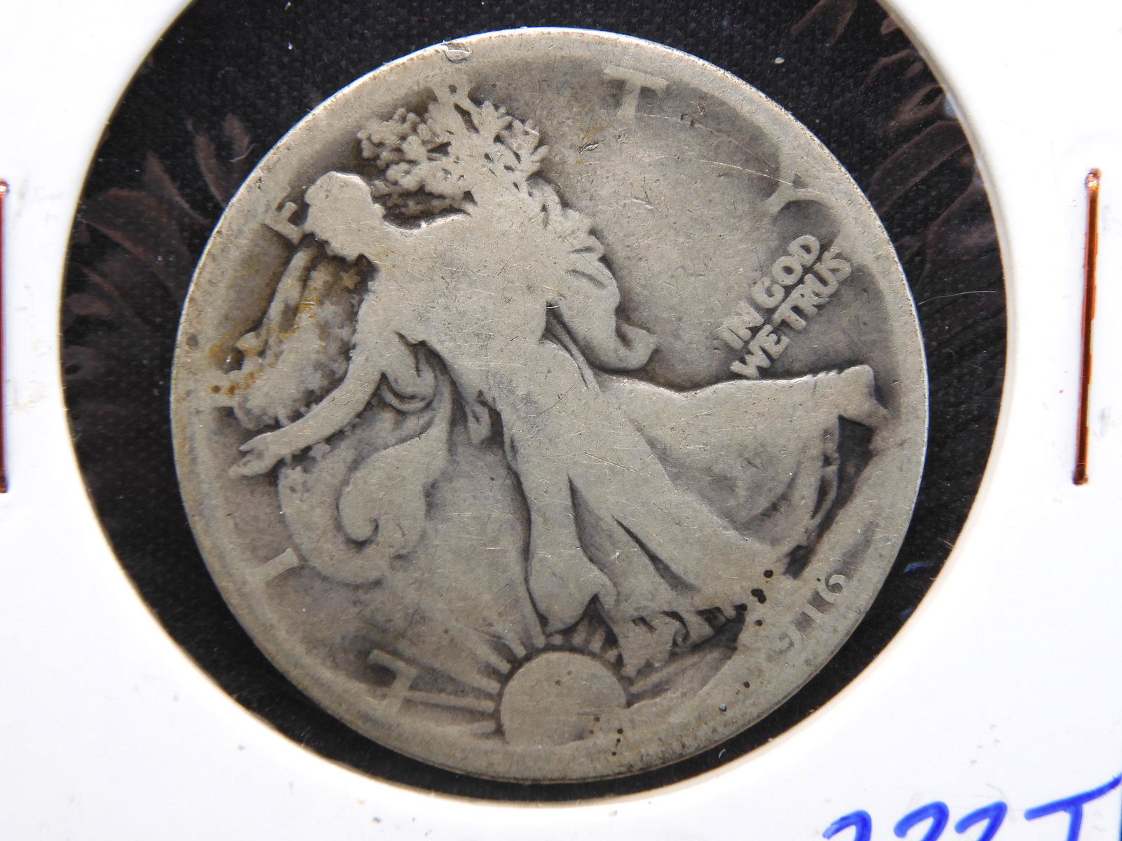Semi-Key Date: 1916 Walking Liberty Half Dollar (First (1 of 3)