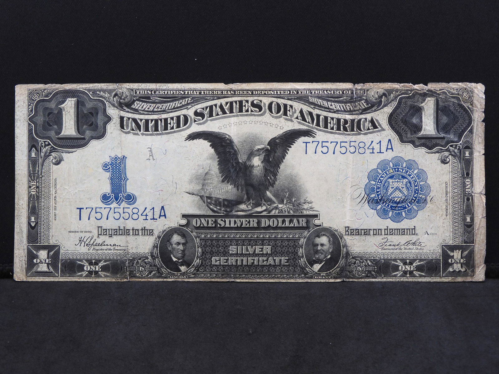 1899 Black Eagle $1 Silver Certificate LARGE NOTE! (1 of 4)