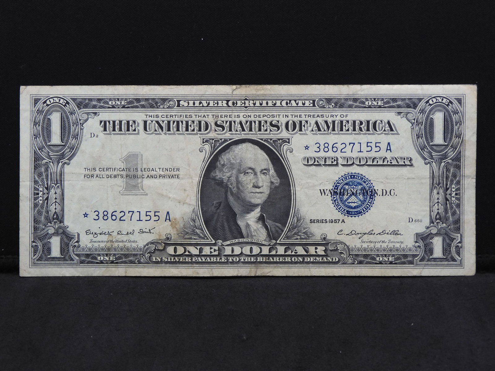 1957 $1 Silver Certificate Star Note (1 of 3)