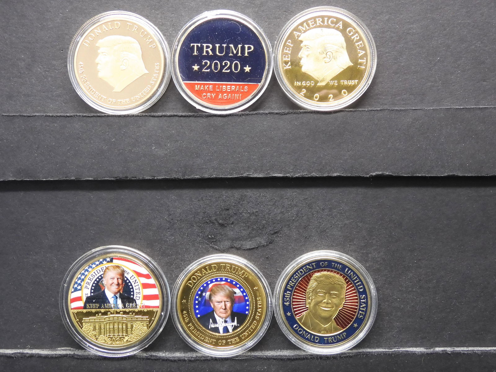 6 Different Trump Medals (1 of 5)