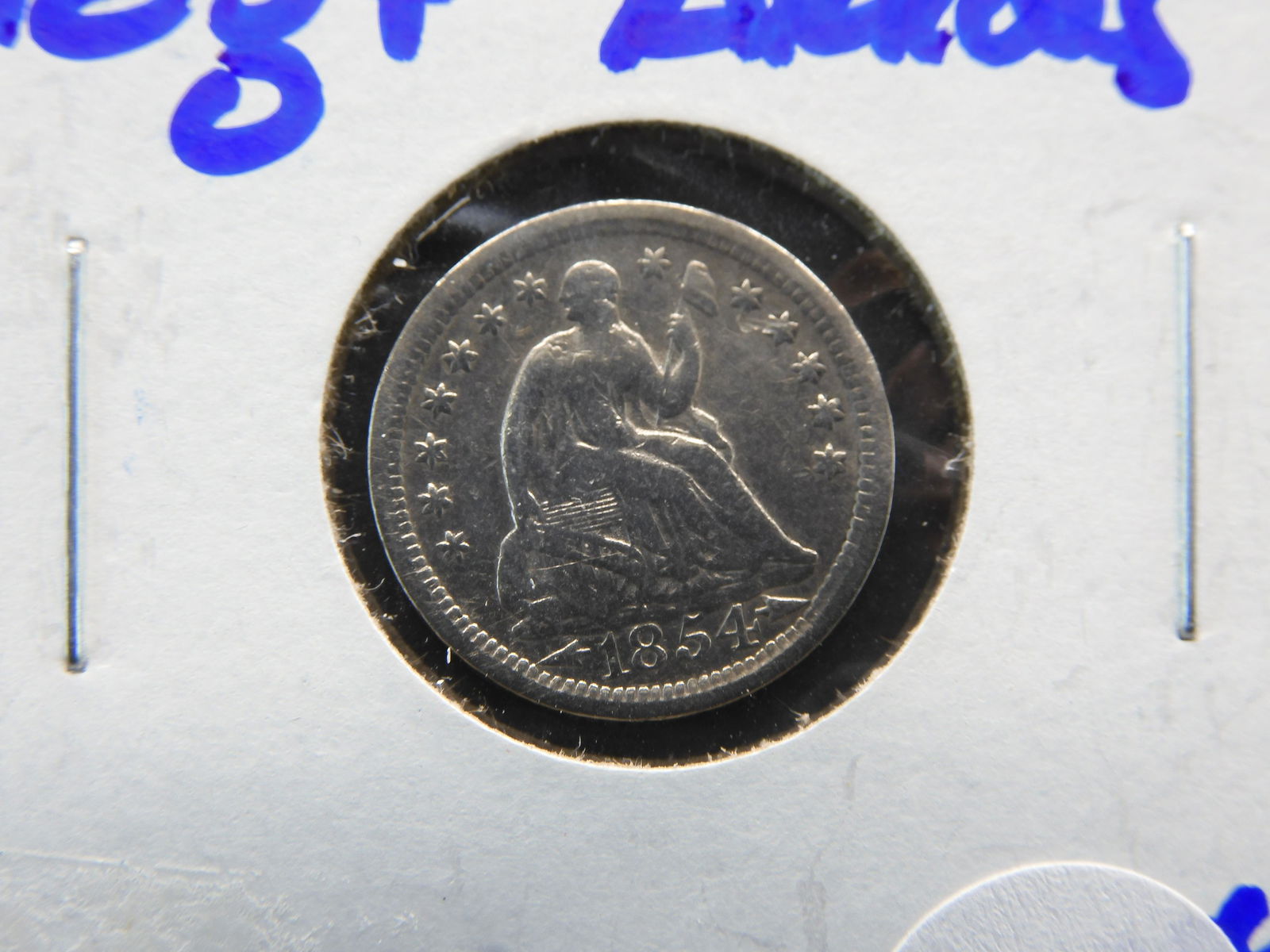 1854-O Seated Liberty Half Dime- High Grade- Full (1 of 3)