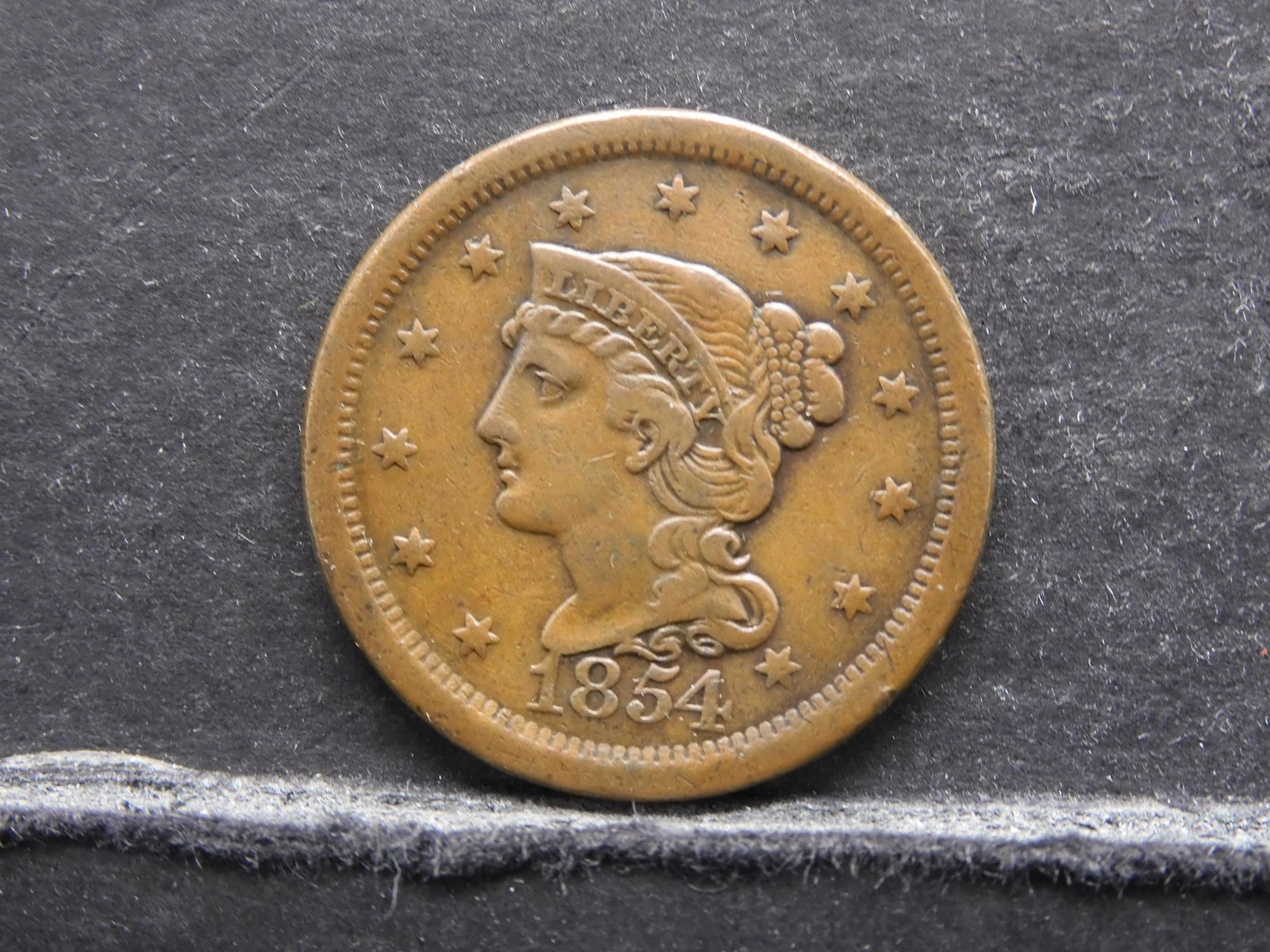 1854 Coronet Head Large Cent- High Grade (1 of 2)