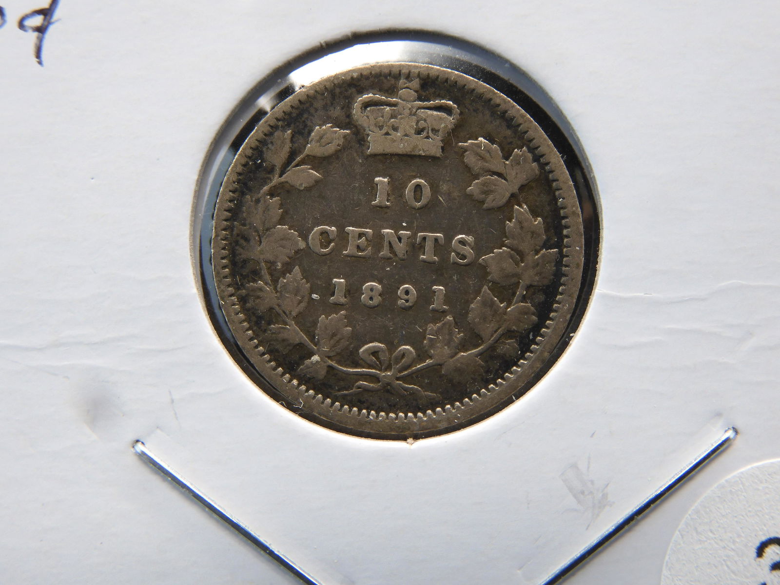 1891 Canada 10c.  Fine. (1 of 3)