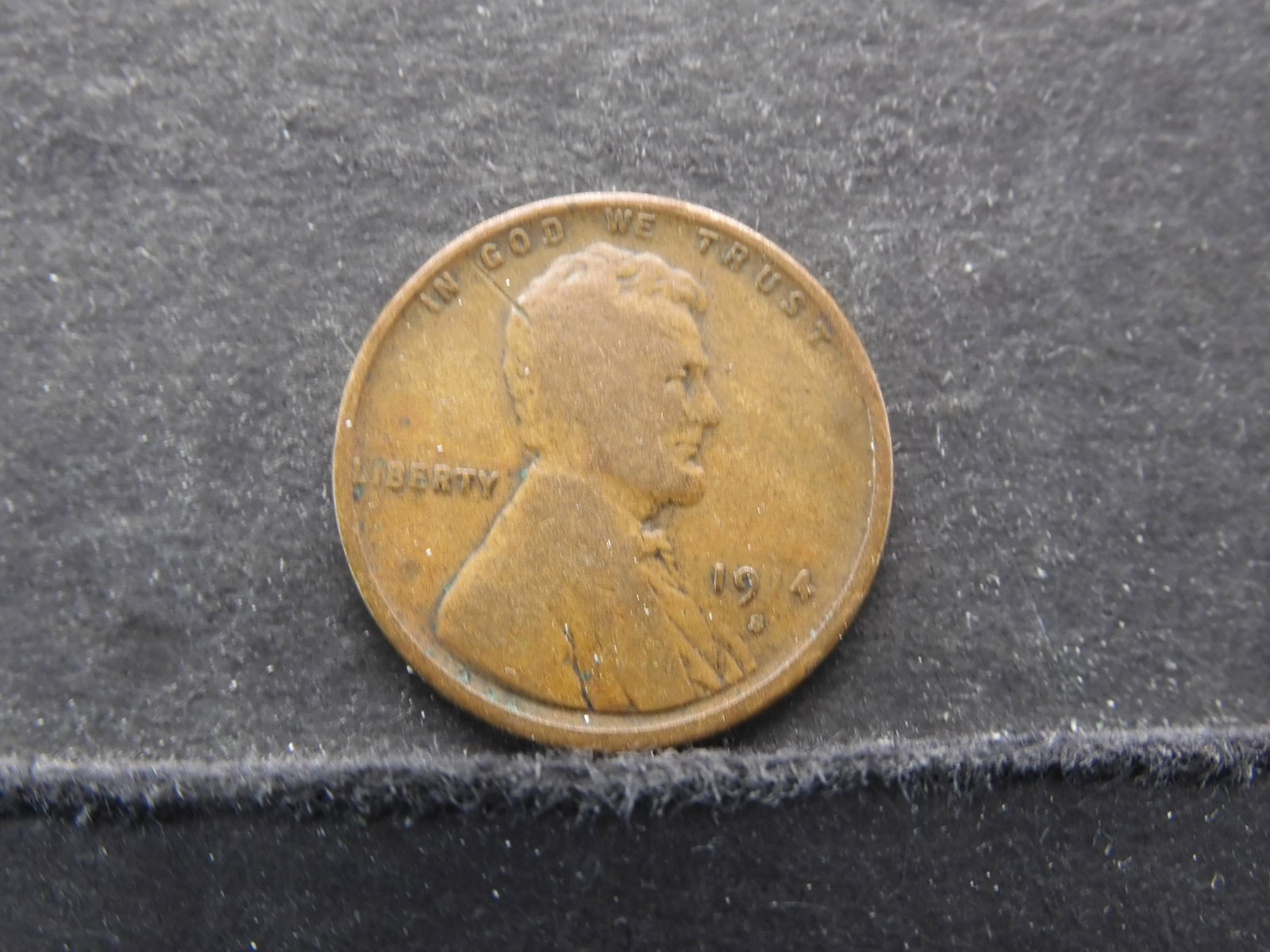 1914-S Lincoln 1c.  Semi-Key. (1 of 3)