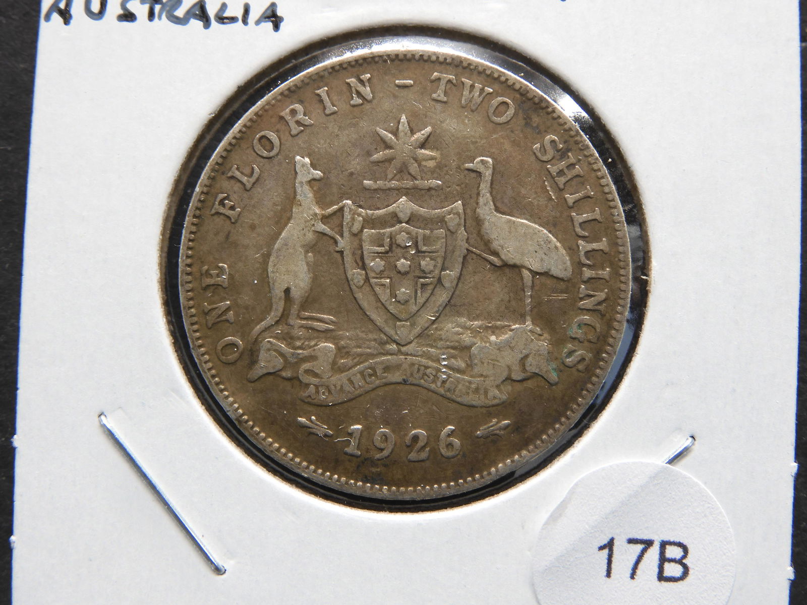 1926 Australia Silver Florin. (1 of 3)