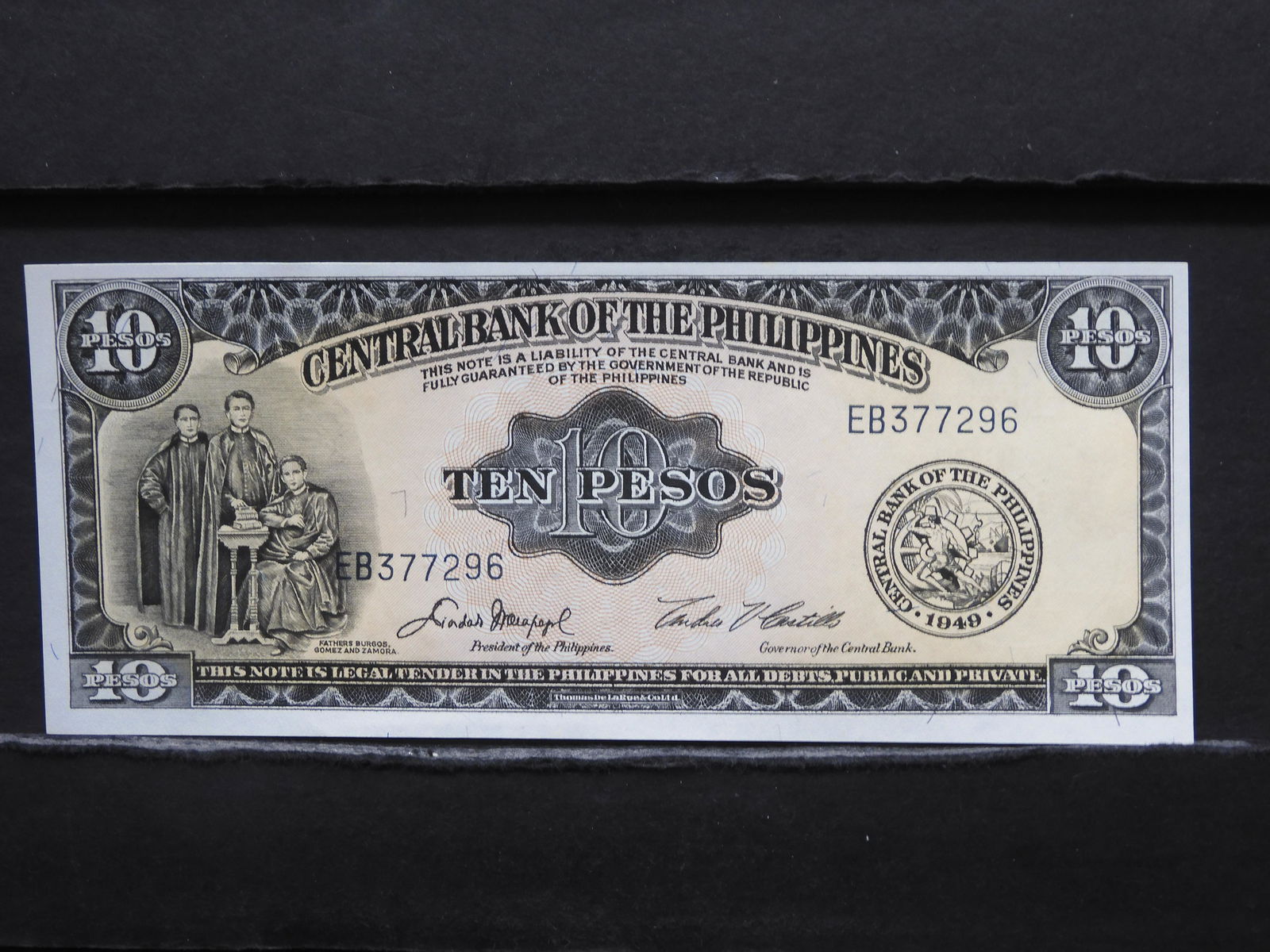 ND (1949) Philippines 10 Pesos.  Crisp UNC. (1 of 3)