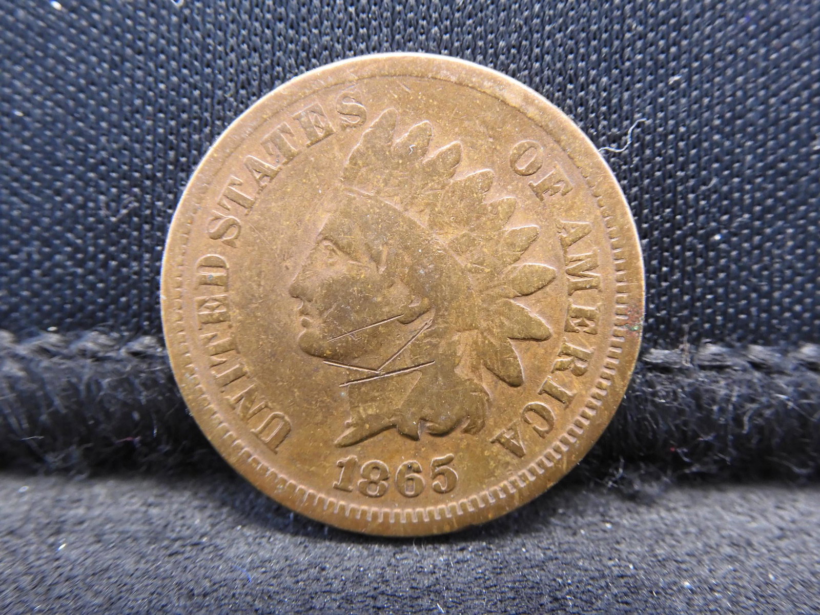 1865 Semi-Key Date Indian Head Cent. (1 of 2)