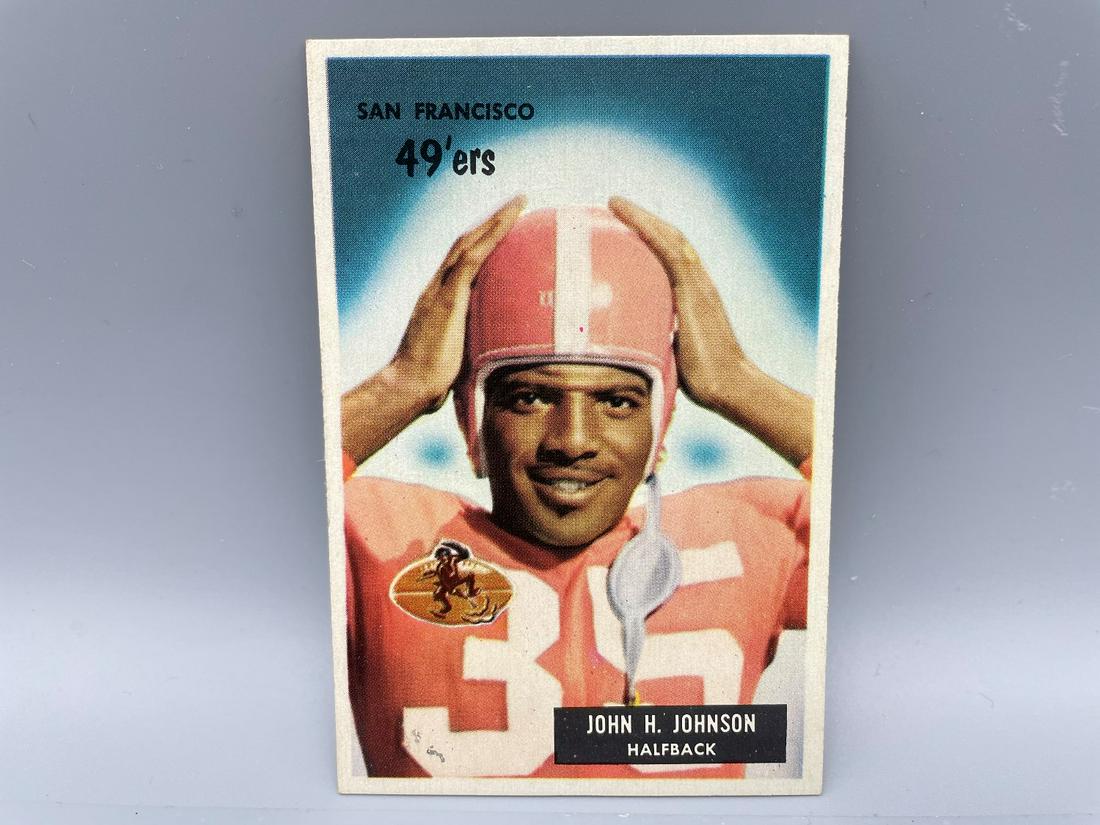 1955 Bowman John H. Johnson #42 Rookie HOF (1 of 2)