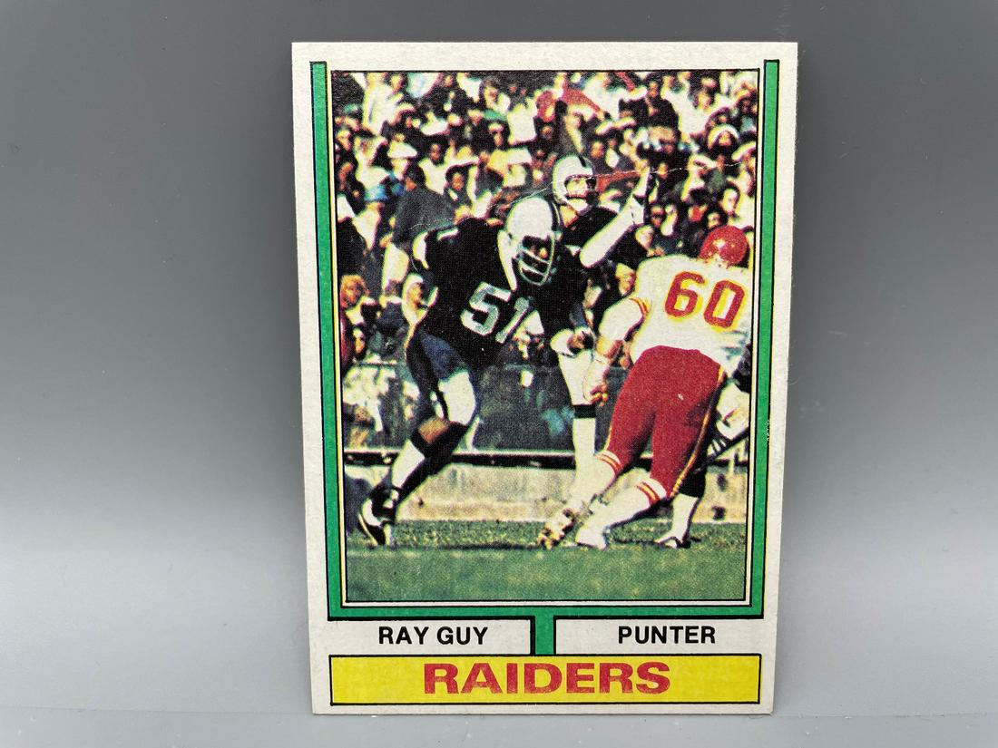1974 Topps Ray Guy #219 Rookie HOF (1 of 2)