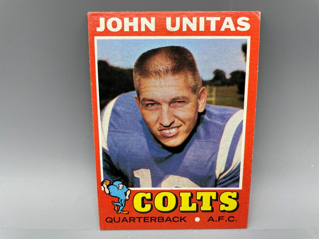 1971 Topps John Unitas #1 (1 of 2)