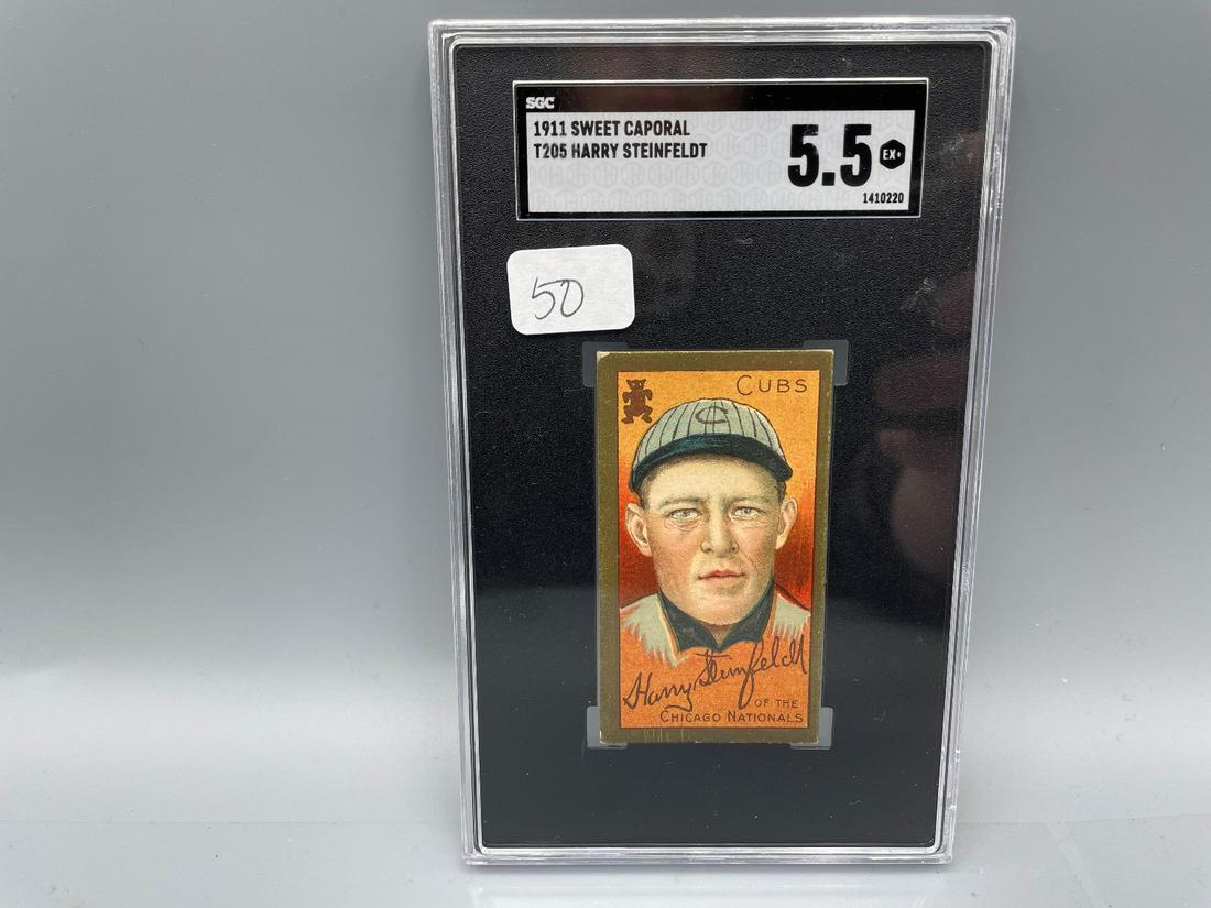 1911 T205 Harry Steinfeldt SGC 5.5 (1 of 2)