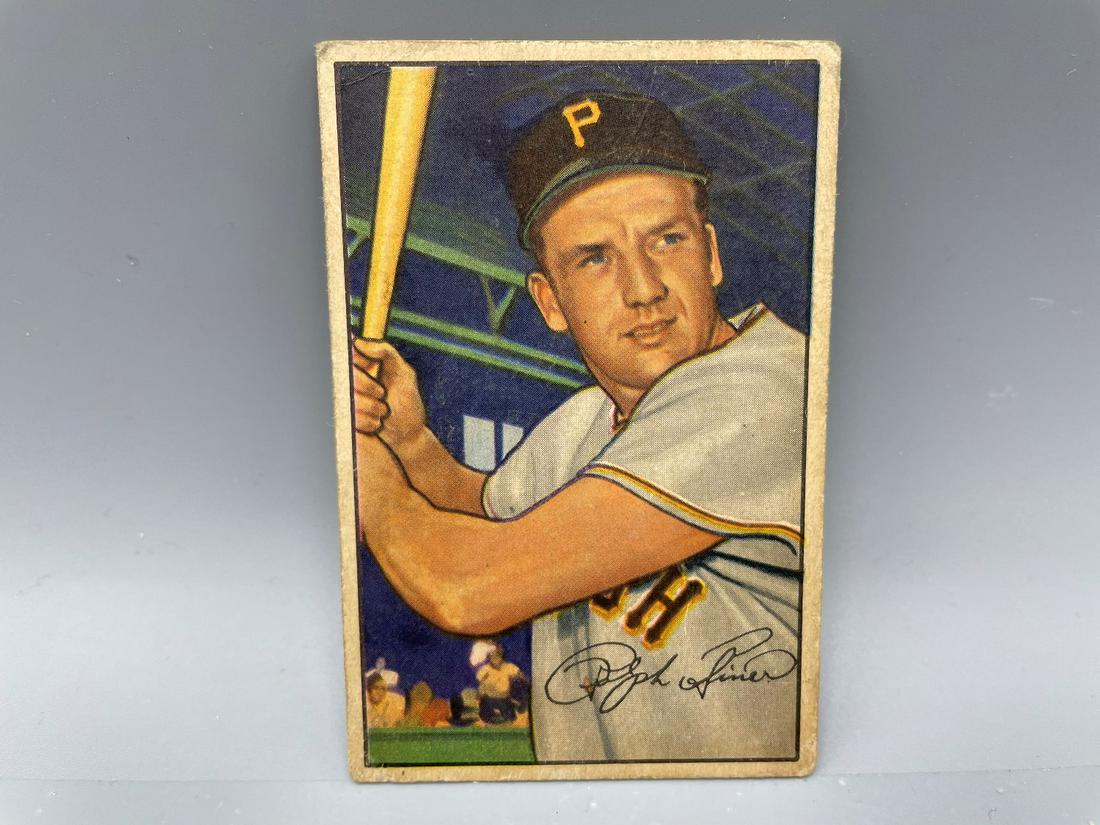 1952 Bowman Ralph Kiner #11 HOF (1 of 3)