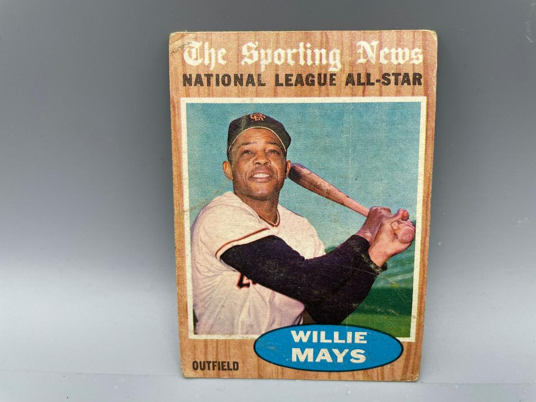 1962 Topps Willie Mays #395 HOF (1 of 3)