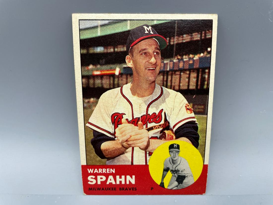 1963 Topps Warren Spahn #320 HOF (1 of 2)