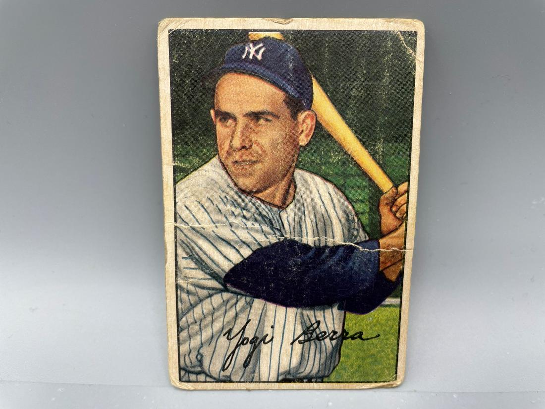 1952 Bowman Yogi Berra #1 HOF: 1952 Bowman Yogi Berra #1 HOF