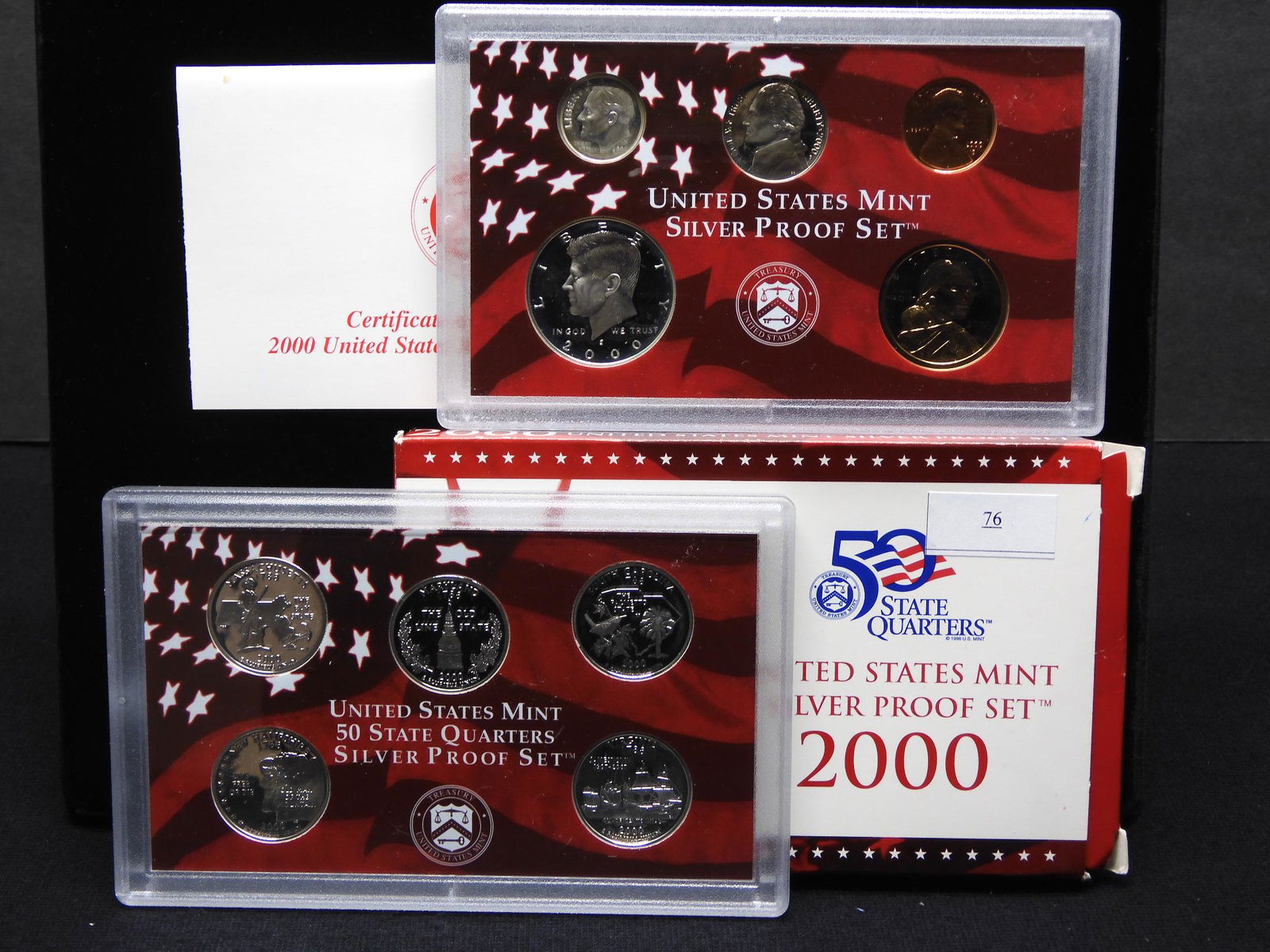2000 U.S. Mint Silver Proof Set OGP (1 of 7)