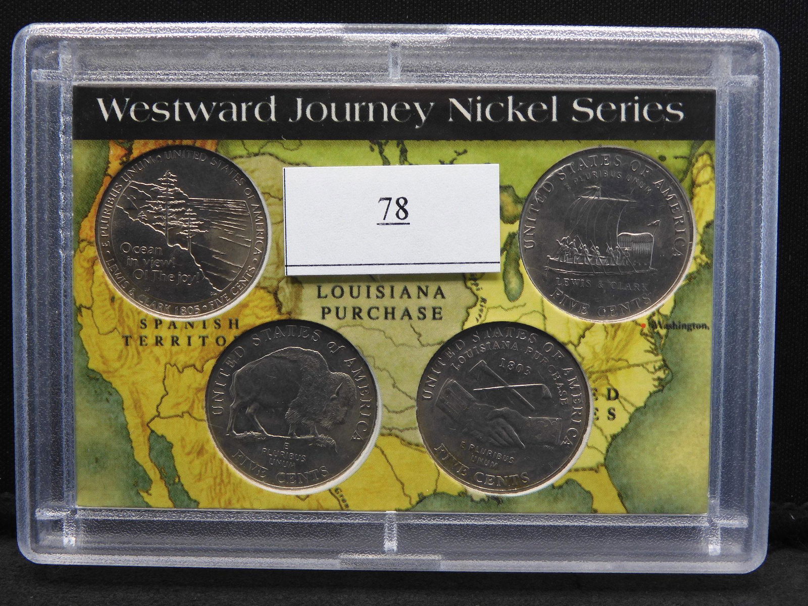 Westward Journey 4 Nickel Series Set in Hard Plastic (1 of 2)