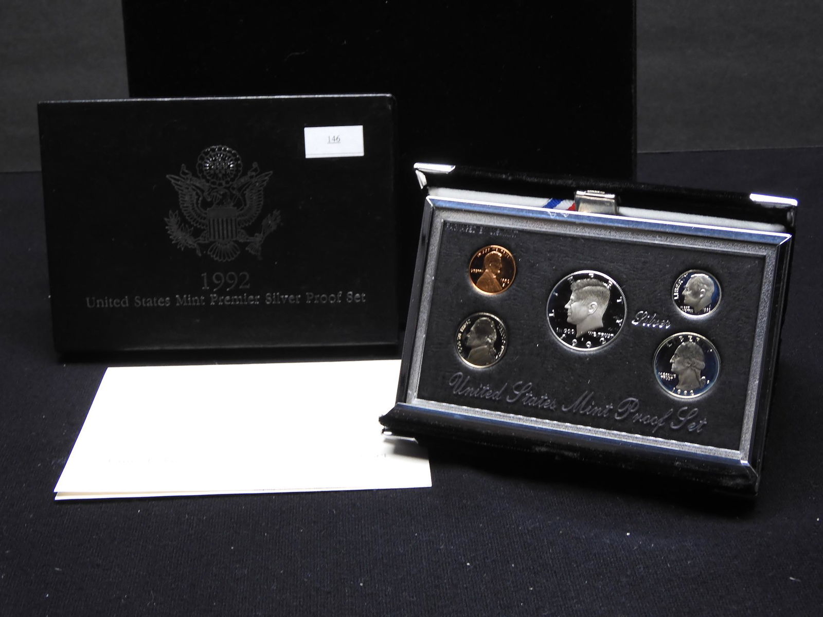 1992 U.S. Mint Premier Silver Proof Set OGP (1 of 4)