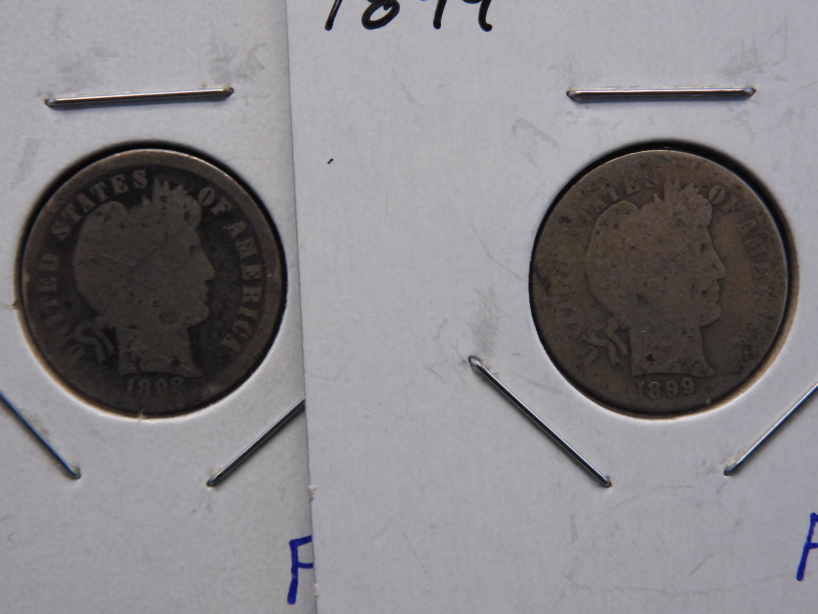 Barber Silver Dimes - 1898 & 1899 (1 of 3)