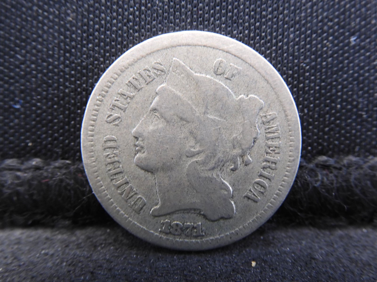 1871 Three Cent Nickel (1 of 2)