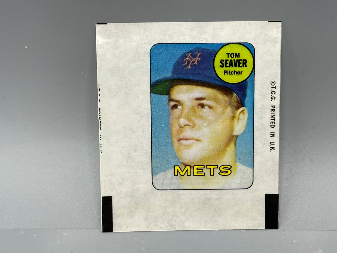1969 Topps Decal Baseball Tom Seaver HoF (1 of 2)