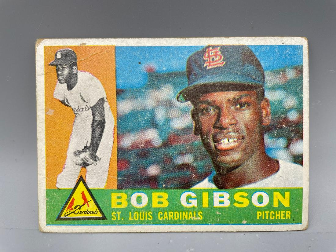 1960 Topps #73 Baseball Bob Gibson H.O.F. (1 of 2)