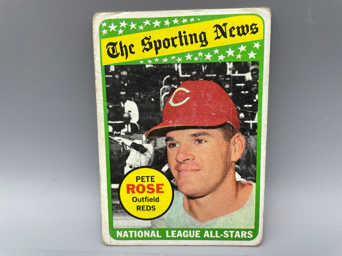1969 Topps Baseball #424 Pete Rose: 1969 Topps Baseball #424 Pete Rose