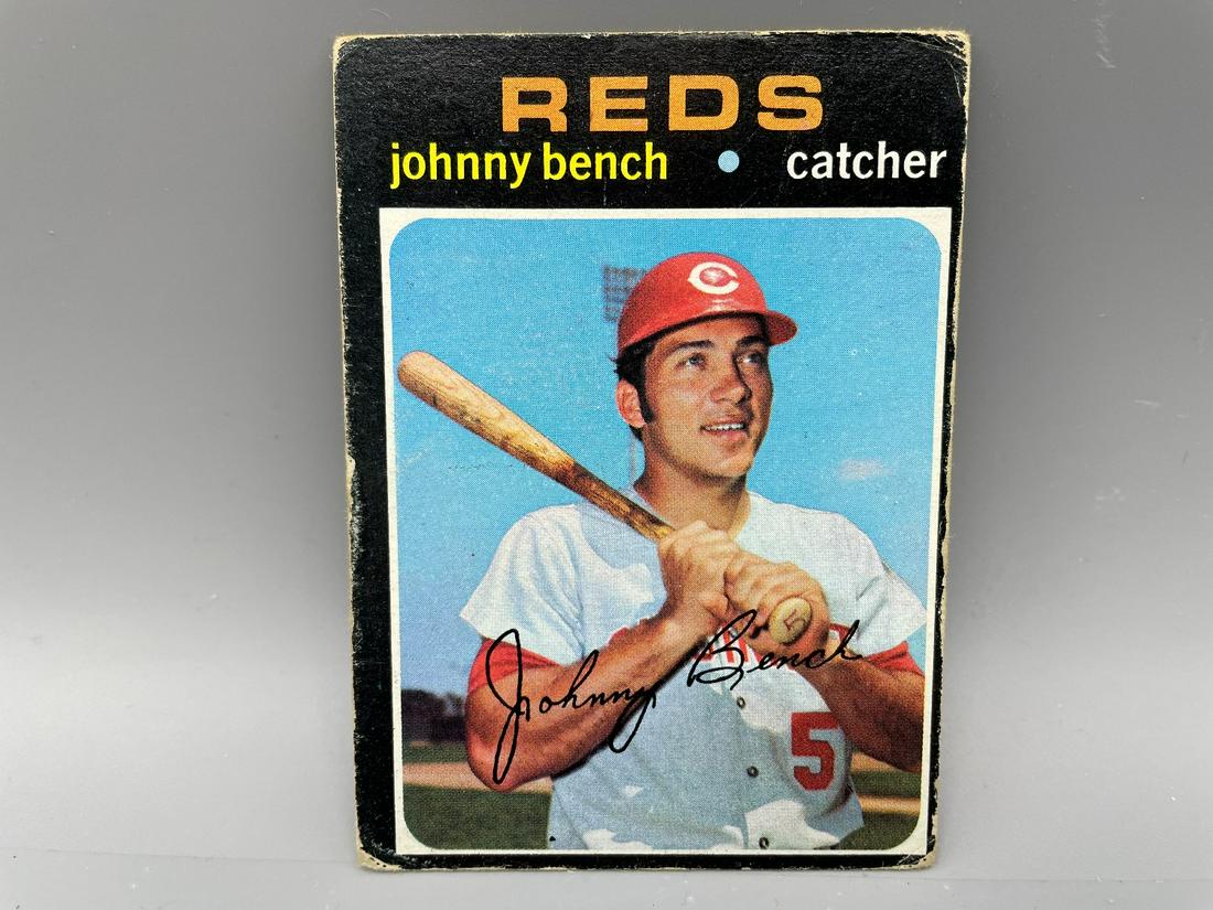 1971 Topps Baseball #250 Johnny Bench HoF (1 of 2)