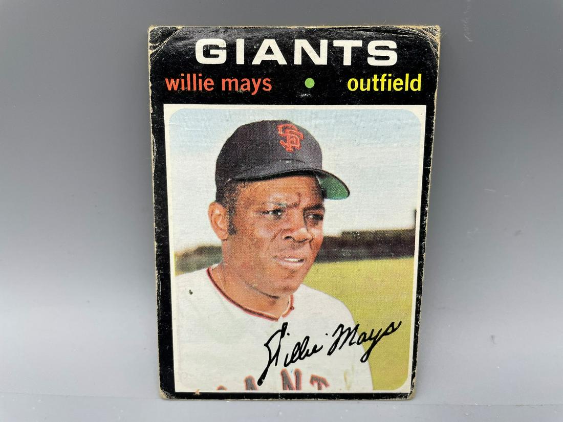 1971 Topps Baseball #660 Willie Mays: 1971 Topps Baseball #660 Willie Mays