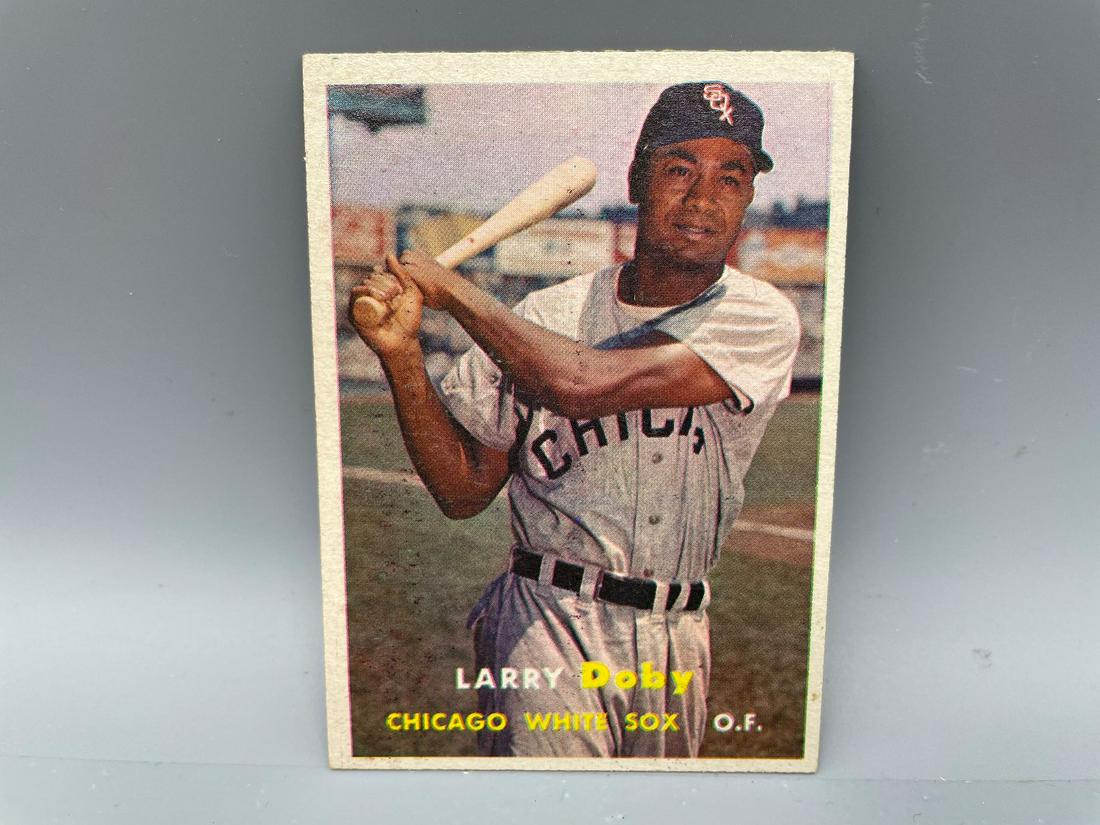 1957 Topps Baseball #85 Larry Doby HoF (1 of 2)