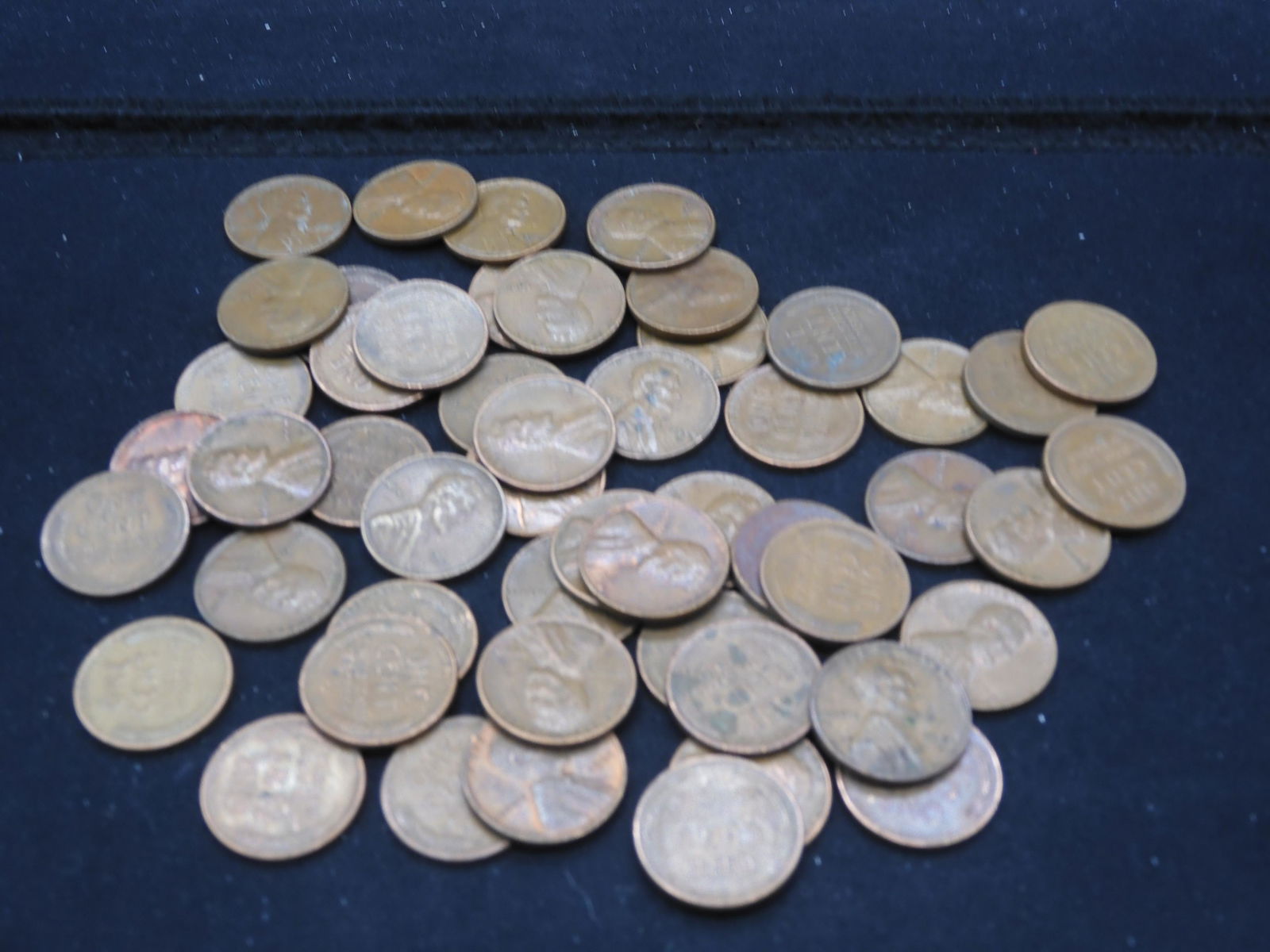 50 Lincoln Wheat Cents (1 of 4)
