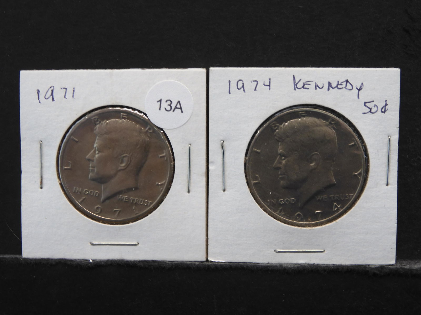 1971 & 1974 Kennedy Half Dollar (1 of 5)