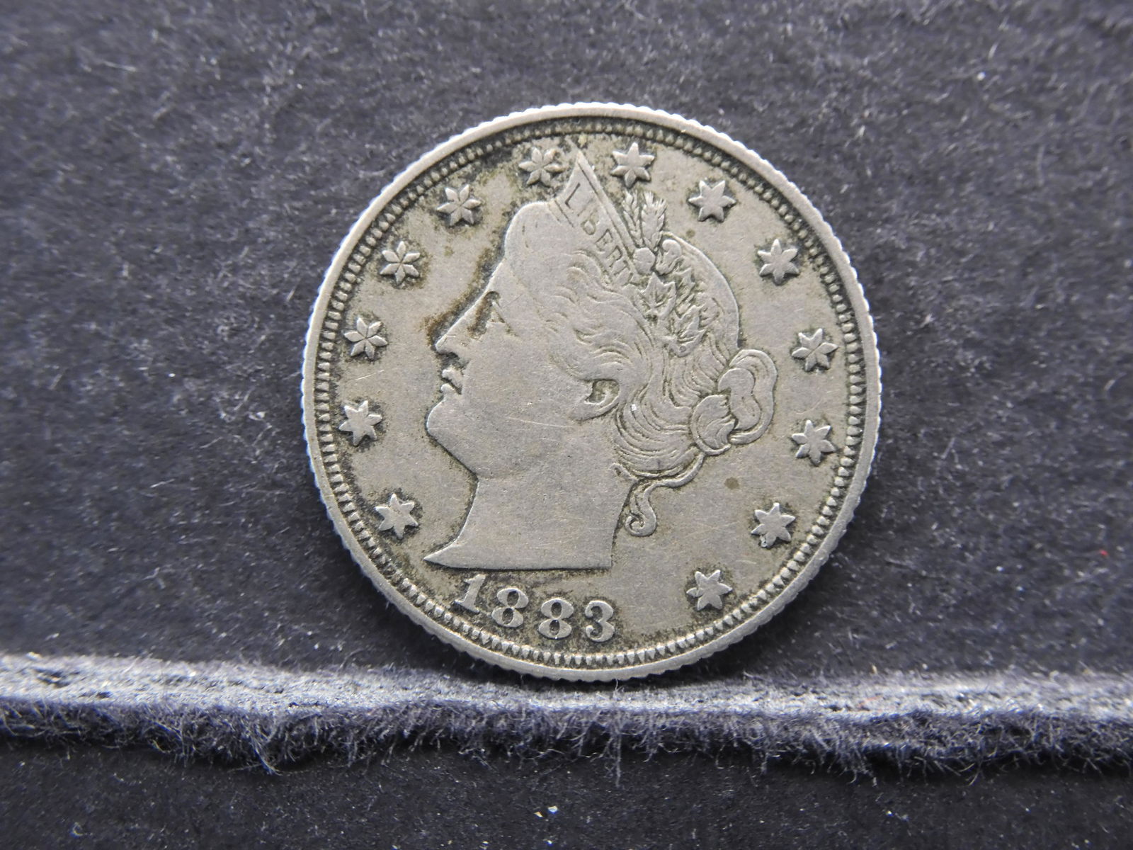 1883 Liberty Head V Nickel First Year w/o Cents (1 of 2)
