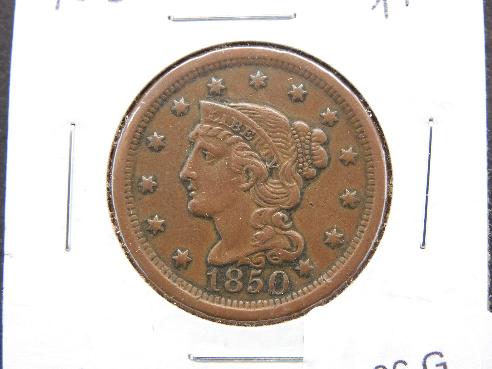 1850 US Large Cent- Nice Details! (1 of 3)
