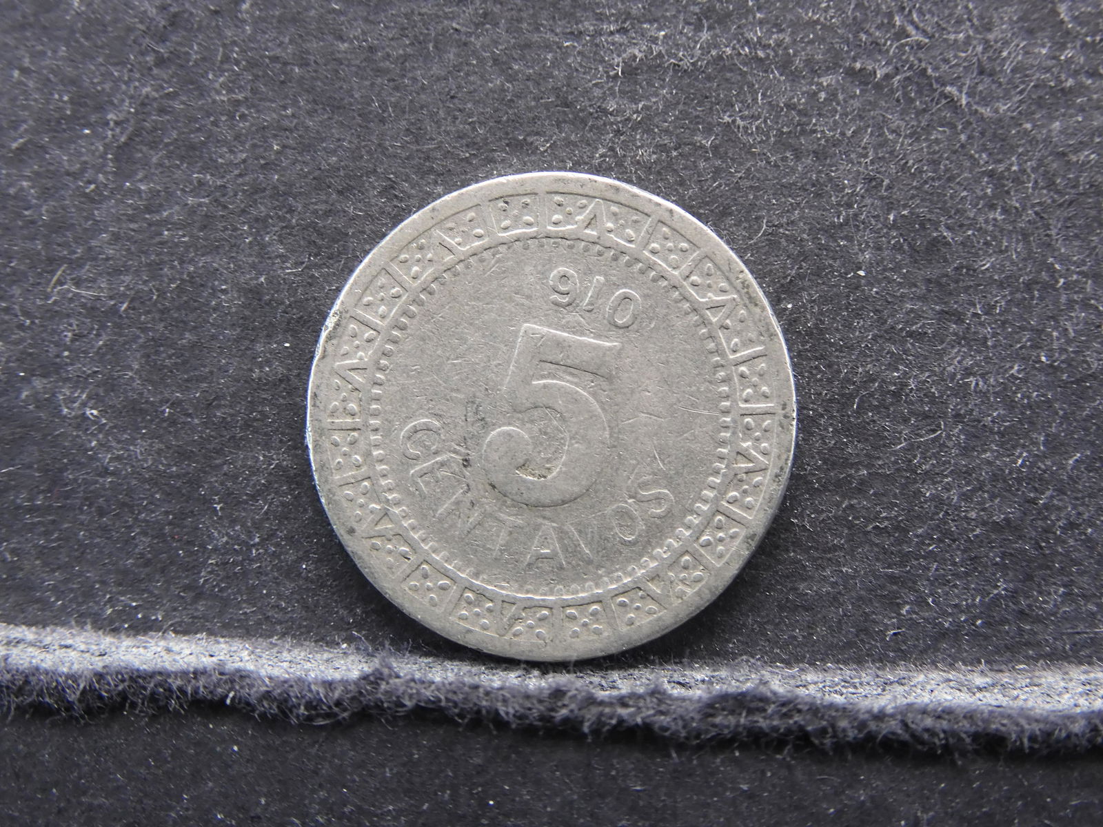 1910 Mexico 5 Centavos (1 of 2)