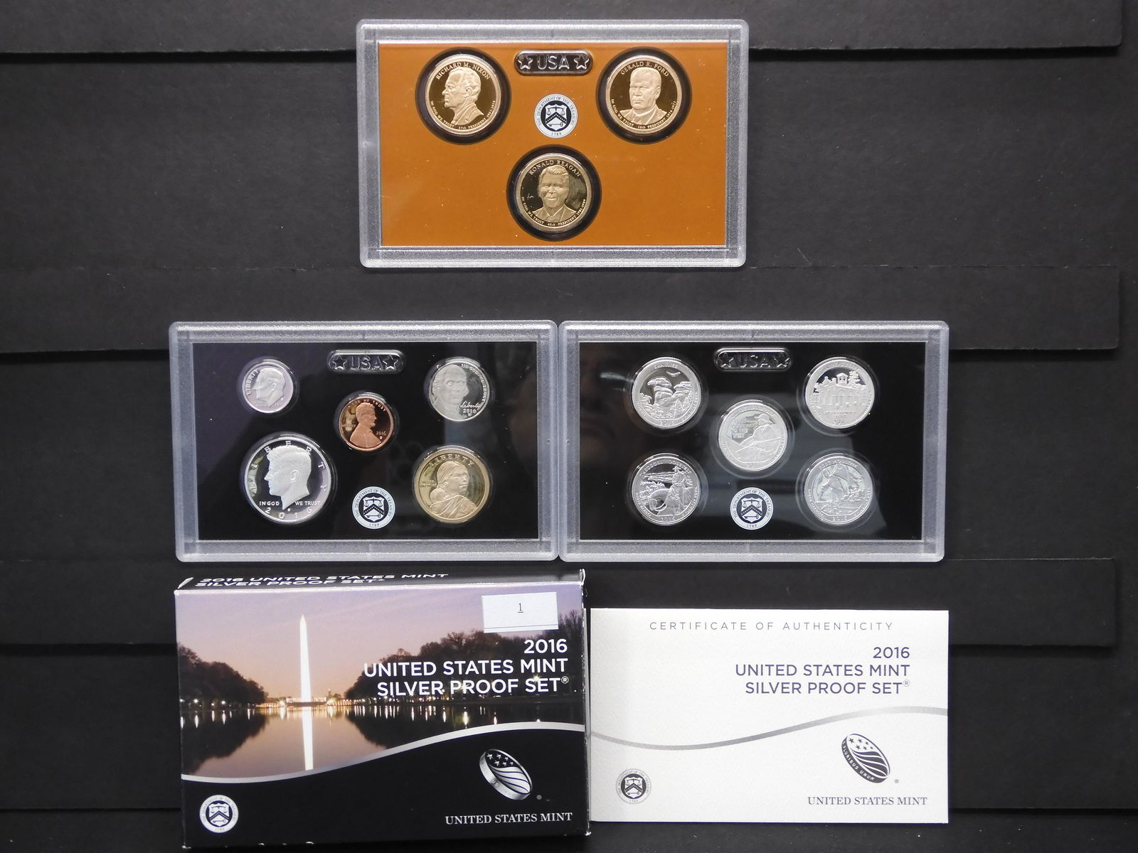 2016 U.S. Mint Silver Proof Set OGP (1 of 10)