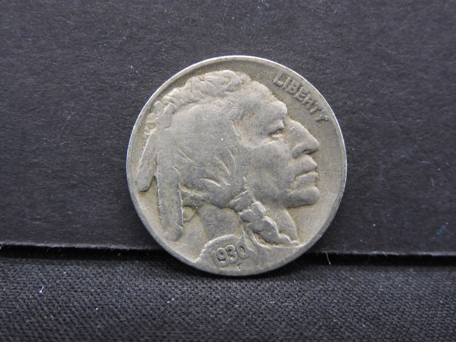 1930-S Buffalo Head Indian Nickel - Good Detail! (1 of 2)