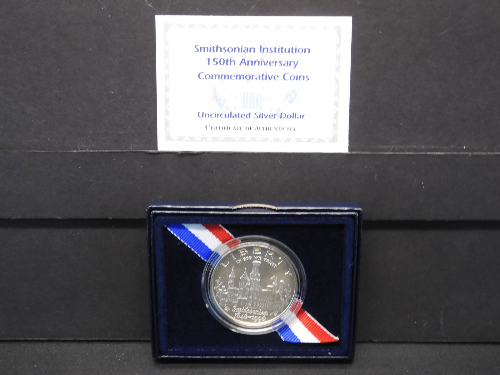 1996 U.S. Smithsonian 150th Anniv Uncirculated Silver (1 of 4)