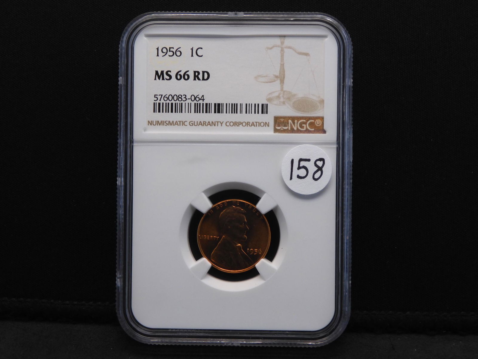 1956 NGC MS66 RD Lincoln Wheat Penny Cent (1 of 4)