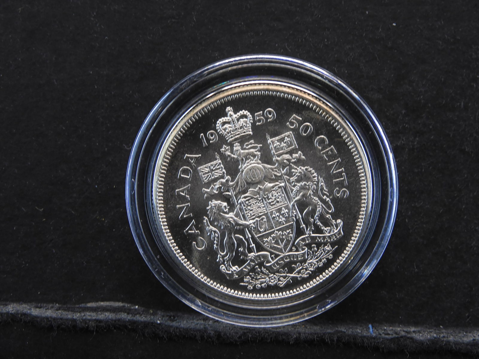 1959 Canadian MS++ Silver Half Dollar (1 of 2)