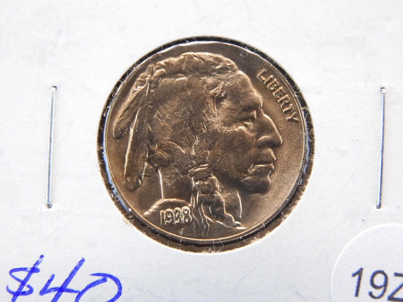 1938-D BUFFALO NICKELâ€¦"VERY SHARP DETAILS": 1938-D BUFFALO NICKELâ€¦"VERY SHARP DETAILS"