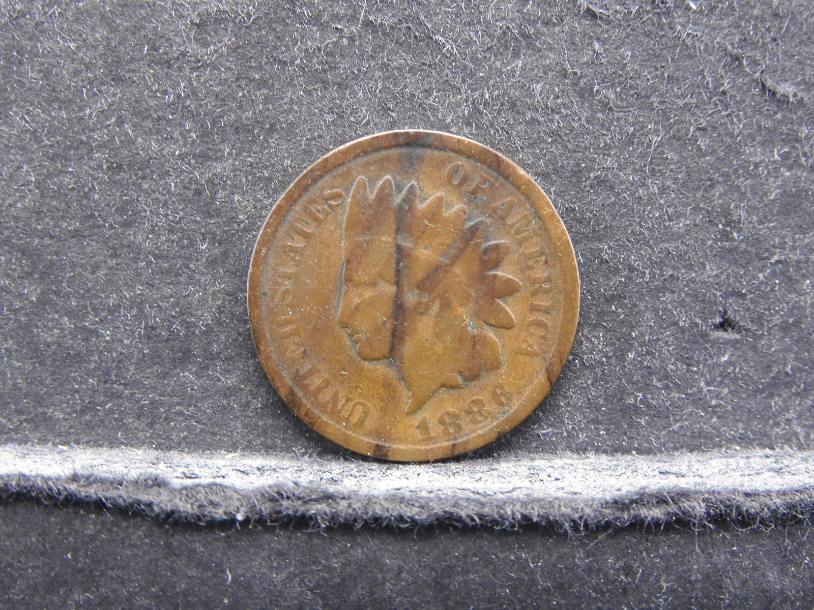 1886 Type 2 Indian Cent Scarce (1 of 2)
