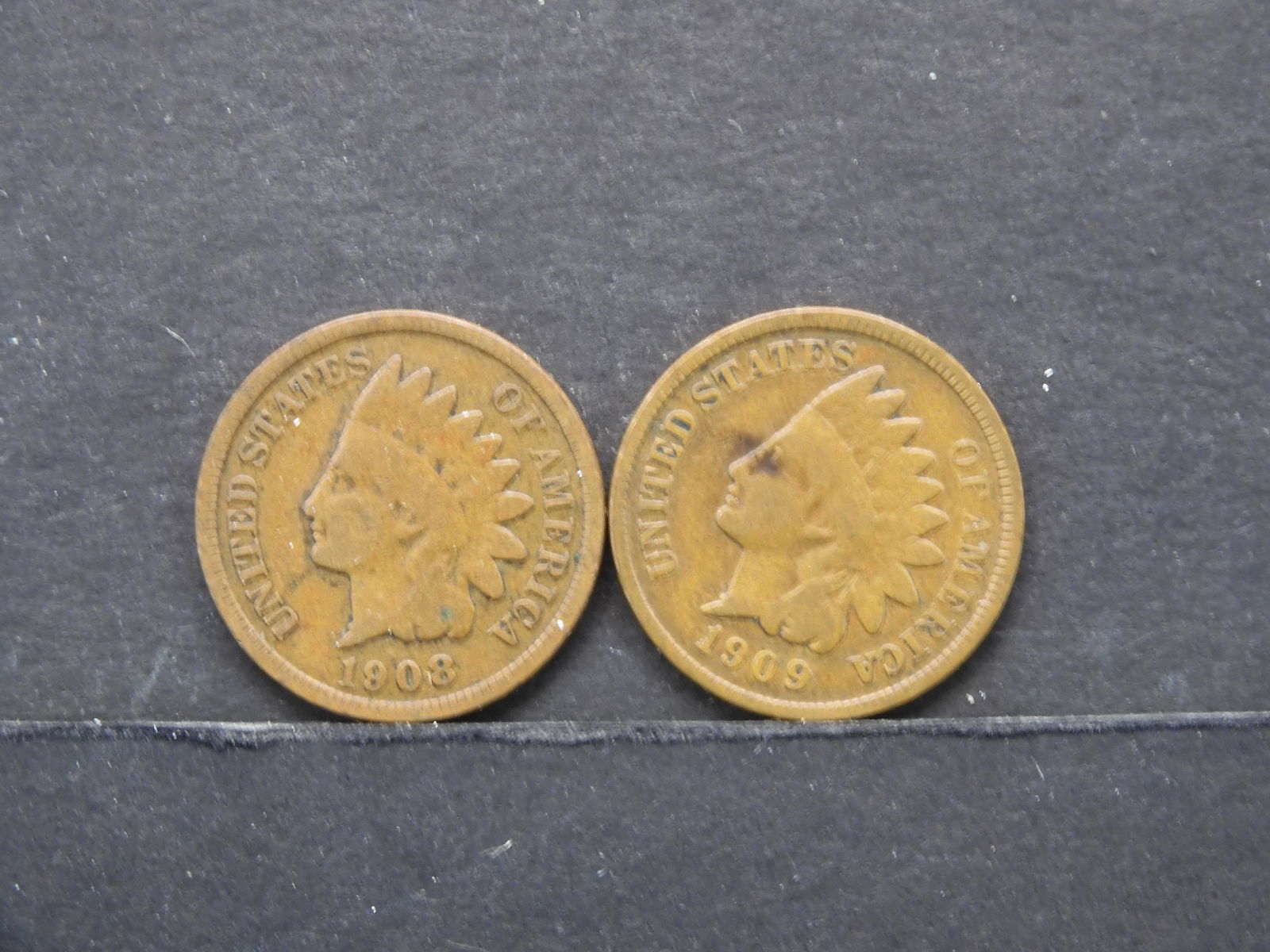 1908 & 1909 Indian Head Cents - Last Two Years (1 of 5)
