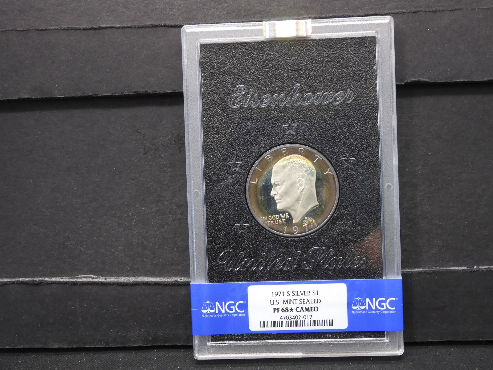 1971-S Silver Ike Dollar NGC US Mint Sealed PF 68 STAR (1 of 5)