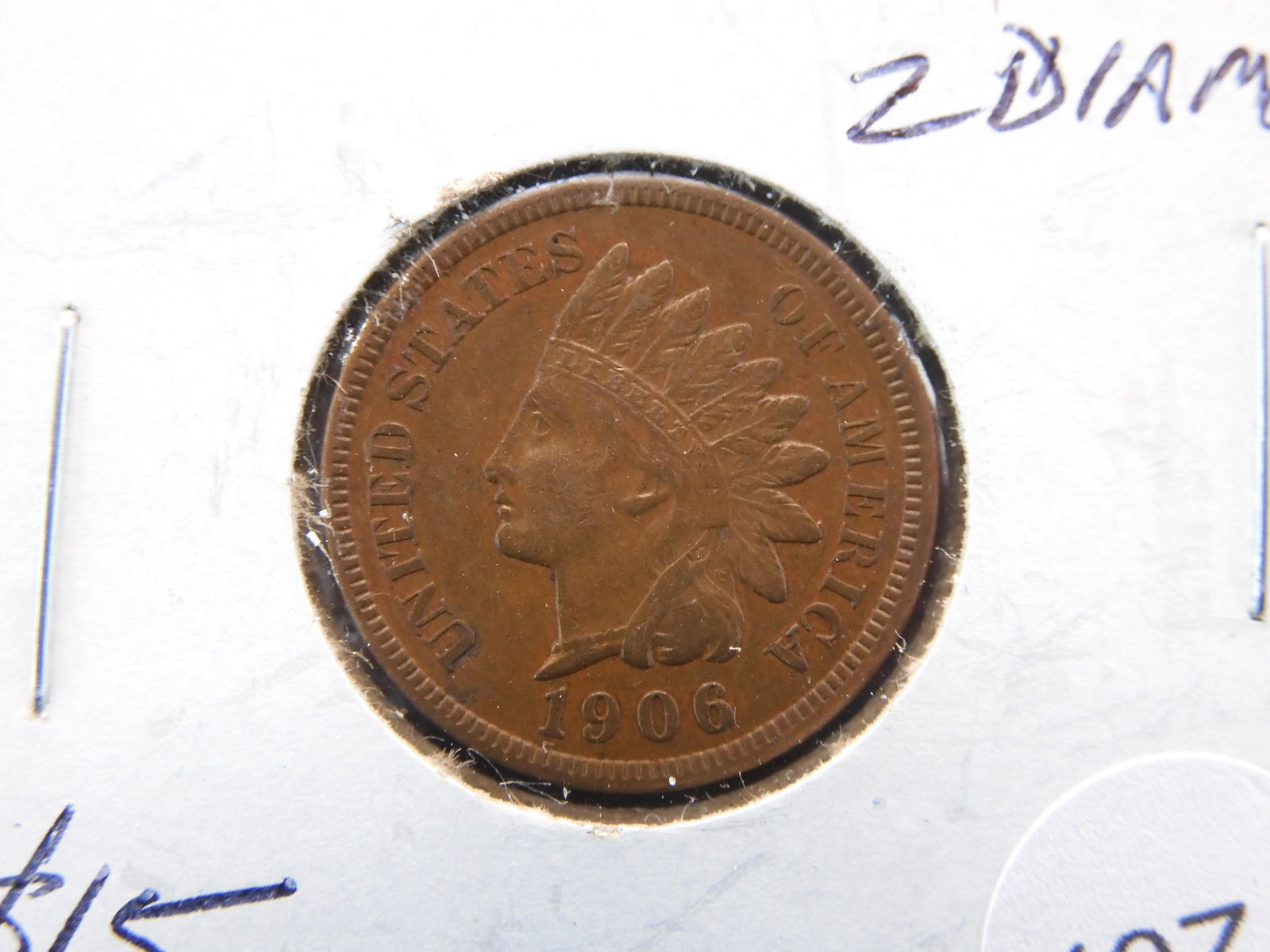 1906 "FULL LIBERTY" INDIAN HEAD CENT (1 of 3)