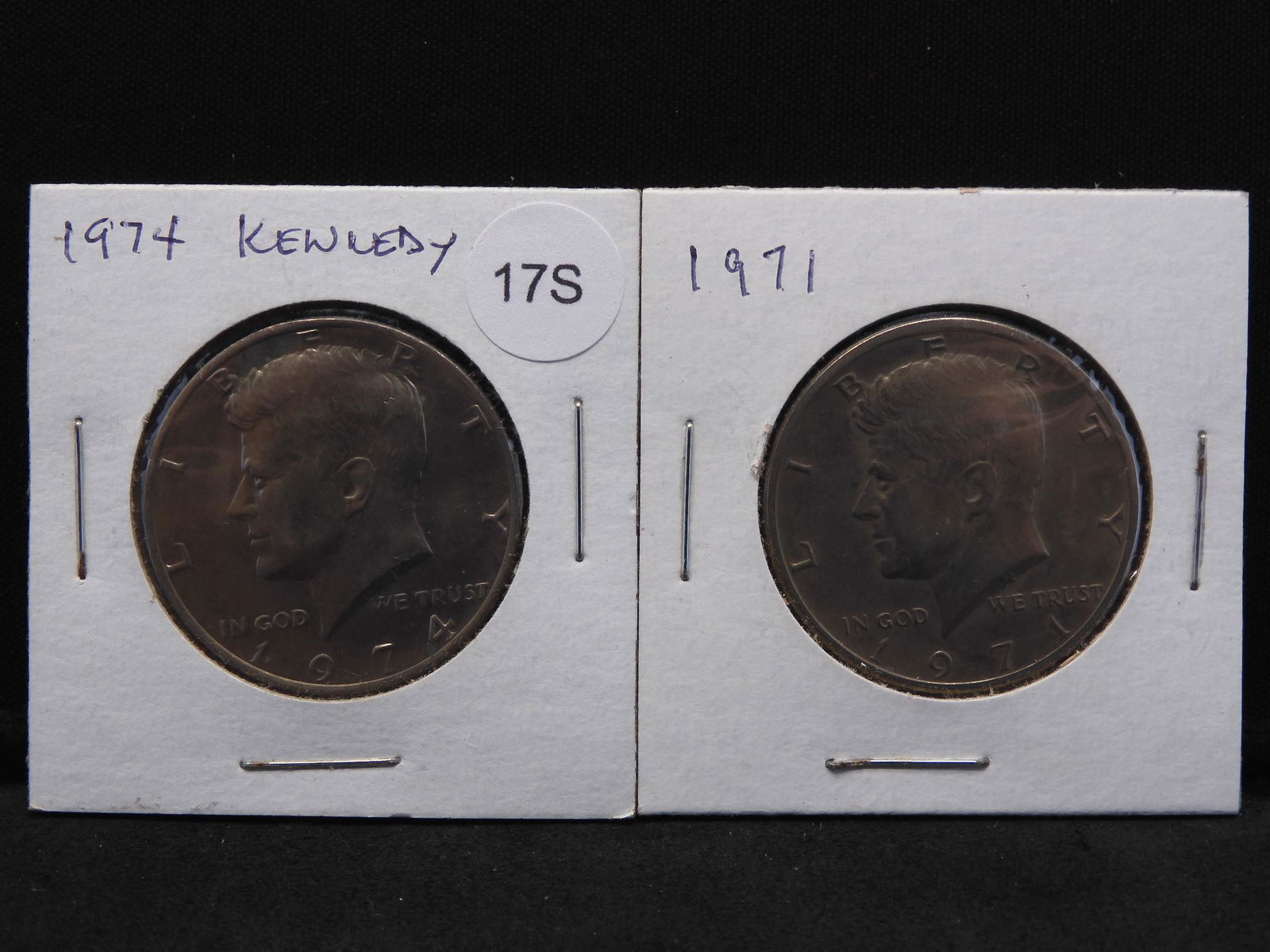 1971 & 1974  Clad Kennedy Half Dollars (1 of 3)