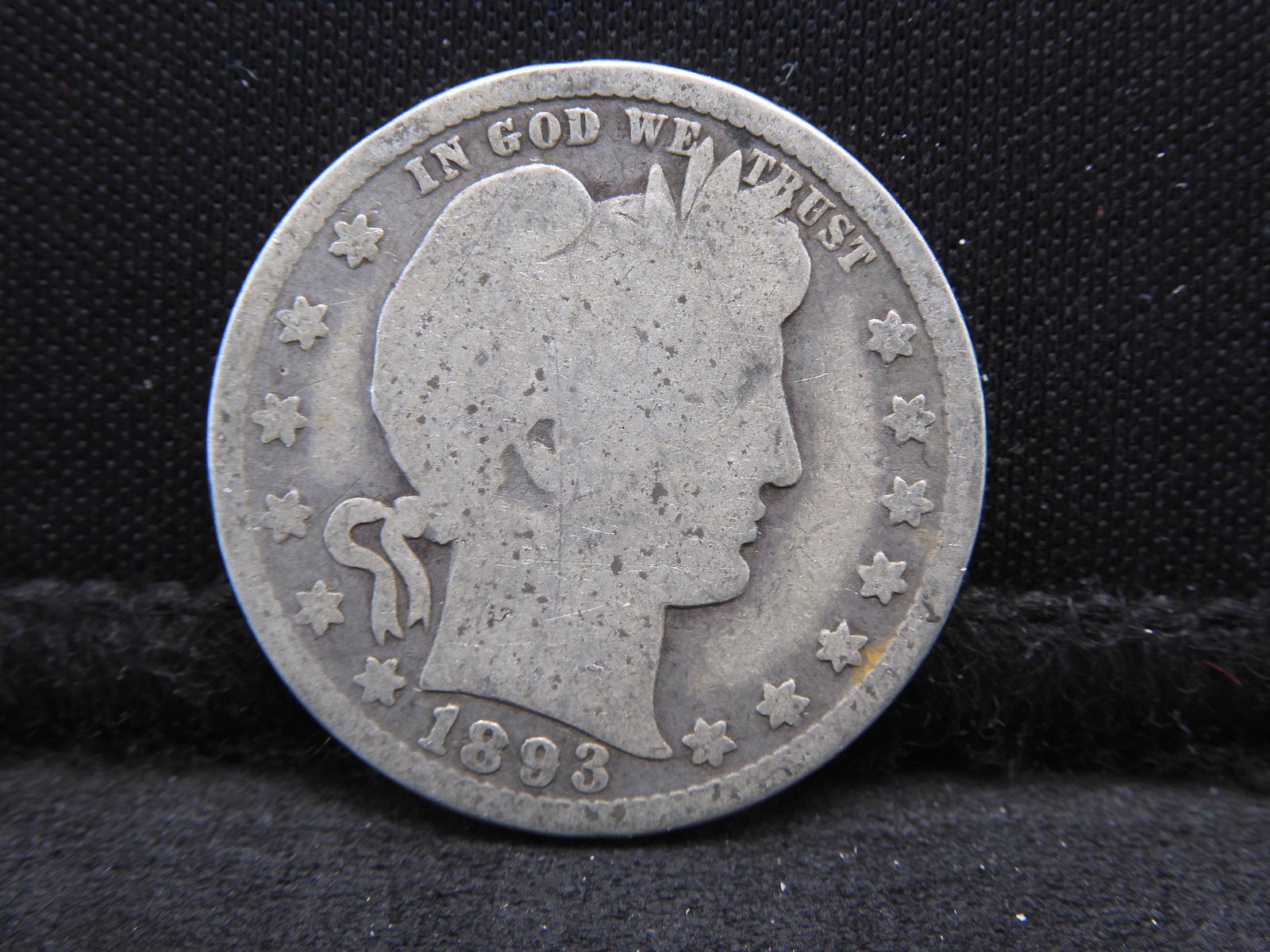 1893 O Barber Quarter (1 of 2)