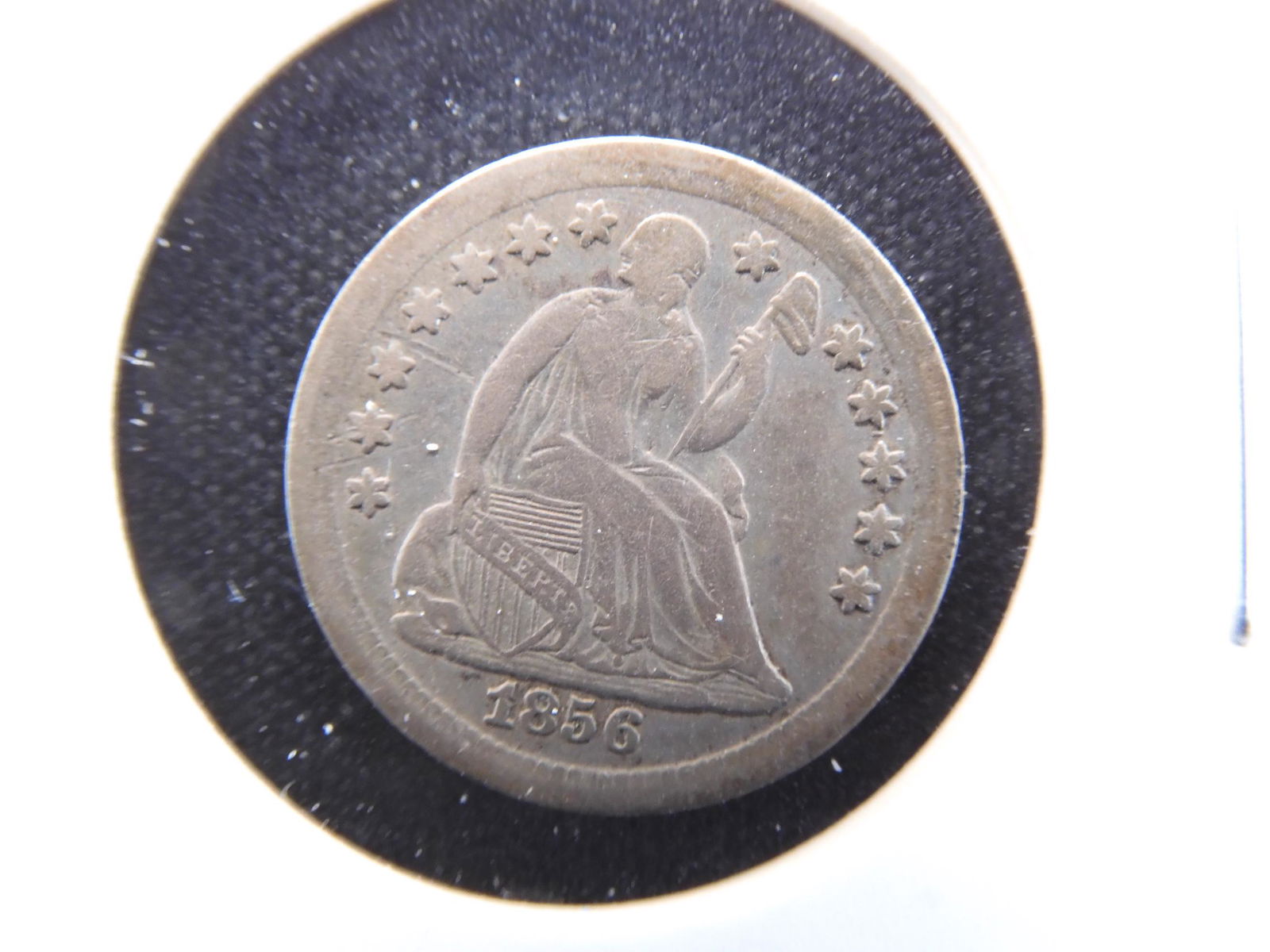 1856 Liberty Seated Half Dime (1 of 3)